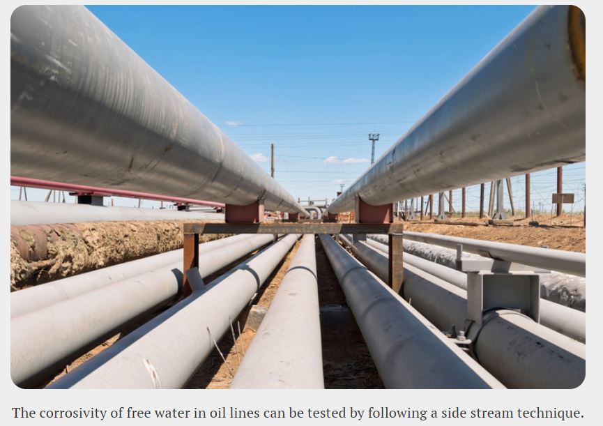 Oil and gas field infrastructure where corrosion monitoring can support asset integrity