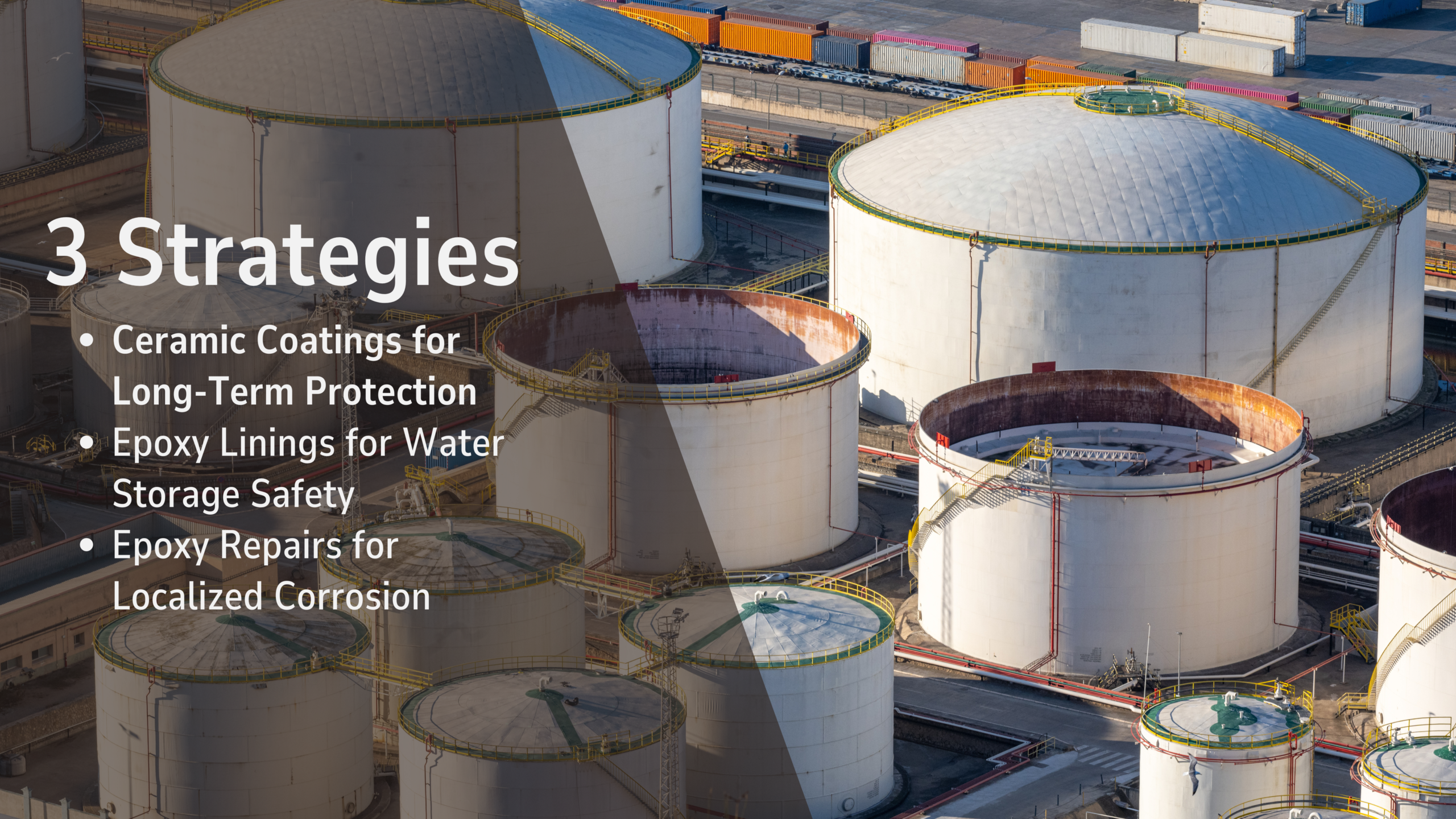 Storage tank corrosion protection with industrial coatings and linings